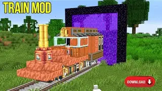 Build Realistic Train in Minecraft 😲💯%Working