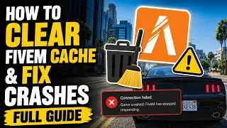 How to CLEAR FiveM CACHE and FIX Crashes FULL GUIDE