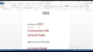 DGS NASIL TERCİH YAPILIR NELERE DİKKAT ETMELİYİZ?