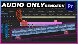Audio Only Einzeln Separat Rendern in Premiere Pro CC Tutorial auf deutsch