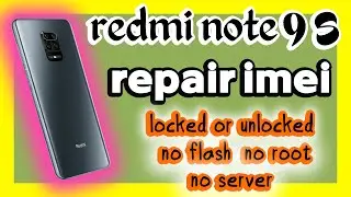 imei redmi note 9'ları (eng rom veya kök veya sunucu) olmadan onarın