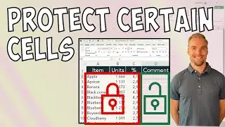 Excel - Protect Certain Cells (edit in some, protect some)
