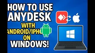 How to use AnyDesk with Android/iPhone on windows!