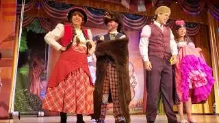 Alaina on stage at Hoopdee Doo in Disney