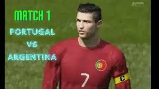 Portugal Vs Argentina | FIFA Worldcup 15 | Ronaldo vs Messi | Group Stage Match |