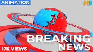 3D Broadcast Animation News Channel Intro - Modellexer-Studios- After Effect Template #3d #news #c4d