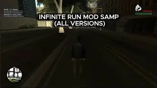 SAMP 0.3.7 / 0.3.DL | INFINITE RUN CHEAT | TOGGLEABLE
