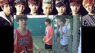 ENG JUNGKOOK  V sucks!    BTS plays tennis, basketball & ping pong PART 5 BTS in Thailand