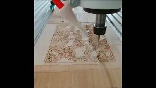 CNC Engraving hard wood