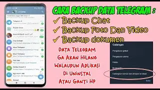CARA BACKUP TELEGRAM DI HP ANDROID TERBARU 2024