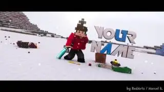 New! Free Minecraft Intro Template [C4D, AE]