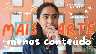 arte não é conteúdo.