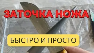 КАК ПРОСТО И БЫСТРО ЗАТОЧИТЬ НОЖ В ДОМАШНИХ УСЛОВИЯХ