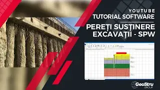 Tutorial Software: Pereți susţinere excavaţii - SPW