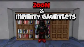Zoom with infinity gauntlets in Roblox Fight In A School