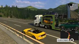 ETS2- CAR DELIVERY SERVICE - 15000$ JOB - Road to Munich - 2160p MAX Graphics