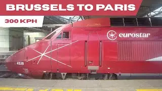 Eurostar from Brussels🇧🇪 to Paris🇨🇵