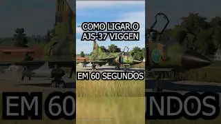 Como ligar o AJS37 Viggen em 60 segundos #dcs #viggen #simulador #60segundos #curiosidades #tutorial