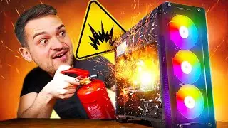 EXPLOSION!! Dieser Gaming PC ist illegal & lebensgefährlich... 