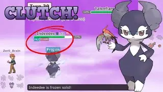 CRAZY CLUTCH BY SCARF INDEEDEE! (Pokemon Showdown Random Battles)