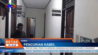 PENCURI KABEL TRAVO PLN BERHASIL DIAMANKAN SAT RESKRIM POLSEK DUMAI BARAT