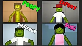 UNFORGETTABLE MOMENTS - POOPY FINALLY MEET HIS FRIENDS ONLINE | MELON PLAYGROUND