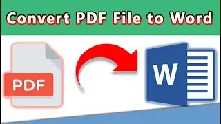 How convert FDF File to Word|| Convert pdf to word|| PDF to Word