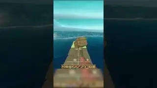 Самый большой плот в Raft! Построили дорожку 2500 блоков. 