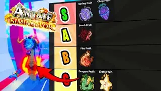 The BEST and the WORST Devil Fruits in Anime Simulator!