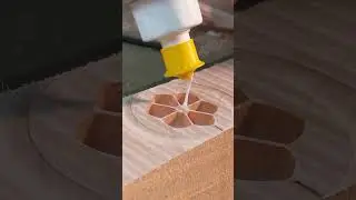 purple heart flower inlay (making a drawer pull with decorative inlay)