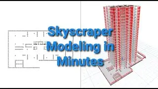 How to Create Skyscrapers model on Csi Etabs in Minutes / Advanced Tutorial / Civil Engineering