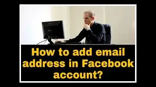 How to add email address in Facebook | Facebook | I am Mohsin siddiq