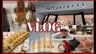 Shopping POTTERY BARN | | HOMEGOODS  + COFFEE station setup | Vlog 4