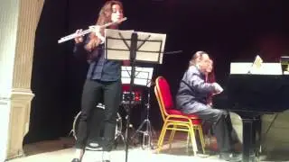 Claude Bolling Suite for flute and jazz piano Part 1 Baroque and blue