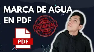 👉Cómo agregar Marca de Agua a un PDF🎈Fácil y Rápido | 2022