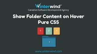Show Folder Content on Hover with CSS