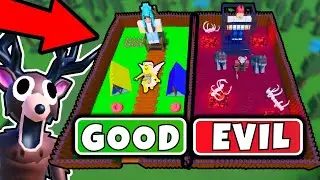 I Built the ULTIMATE Good vs Evil Base in 99 Nights in the Forest