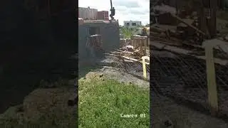 Рухнула опалубка при бетонировании