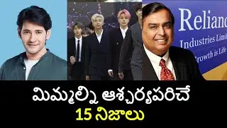 Top 15 Unknown Facts in Telugu | Interesting and Amazing Facts | Part 79| Minute Stuff