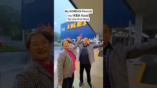 My KOREAN PARENTS try IKEA food for the first time #ikea #foodreview #mukbang #kdrama