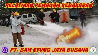 Pelatihan Pemadam Kebakaran di PT. SAM KYUNG JAYA BUSANA! #amindo #youtube #firedrill