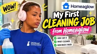 My First CLEANING JOB from Homeaglow