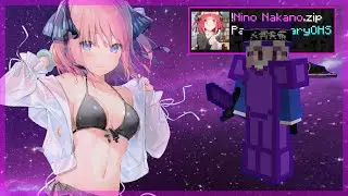 Nino Nakano - Anime Texture Pack Bedwars PVP - Minecraft 1.8.9