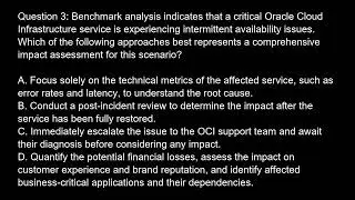 1z0 1067 21 Oracle Cloud Infrastructure 2021 Cloud Operations Associate Free Practice Test video