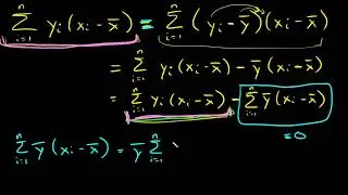Prove Sum yi(xi - xbar) = Sum (yi - ybar)(xi - xbar)