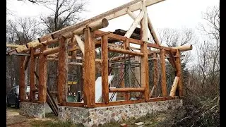 Building a beautiful cabin with logs - part02