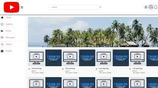 Build youtube clone using html and css,javascript part 1