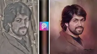 PicsArt Digital oil paint effect photo editing || PicsArt Face smooth photo editing new trick