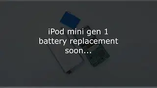iPod mini battery and hard drive replacement