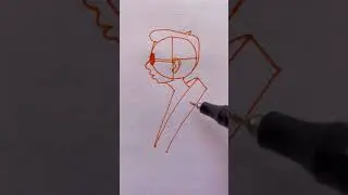 Draw a face #art #drawing #outline